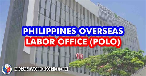 philippine overseas labor office (polo) photos